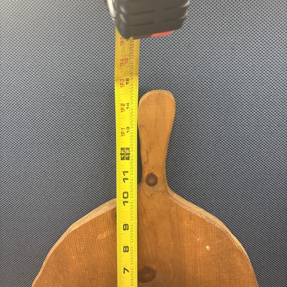 Vintage Wood China Wall Shelf Plate Rack Display Farmhouse Flower Painted. - Picture 6 of 15